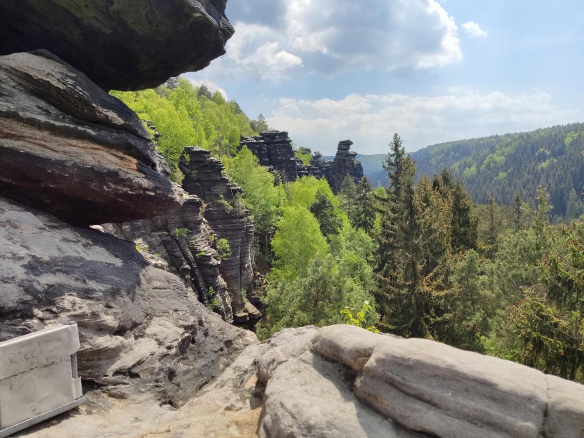 Ferienwohnung Bastei Rosenthal-Bielatal Bagian luar foto